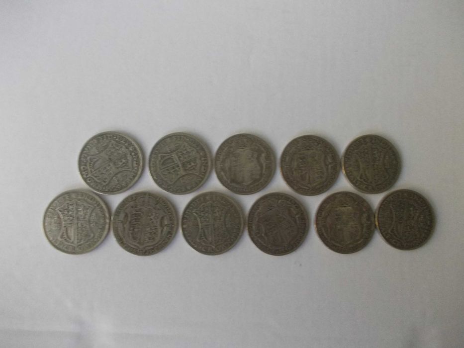 Anglia half crown argint 11 bucati