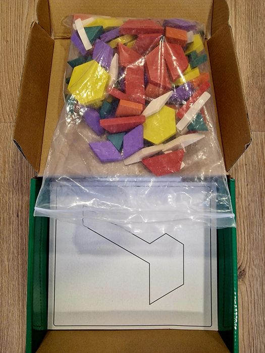 Puzzle blocks lemn