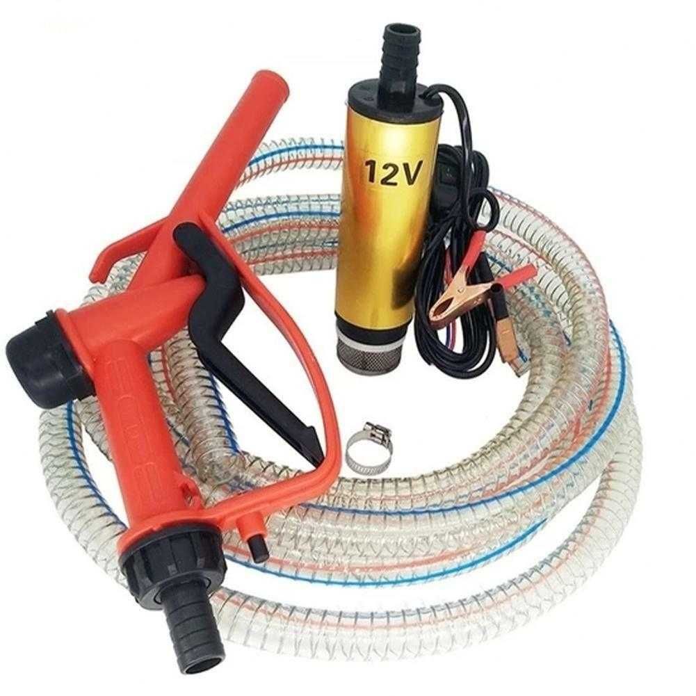 12V 50 mm Потопяема помпа за източване на течности гориво нафта масло
