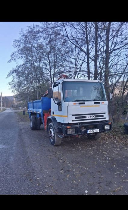Vand camion basculabil cu macara 18 tone