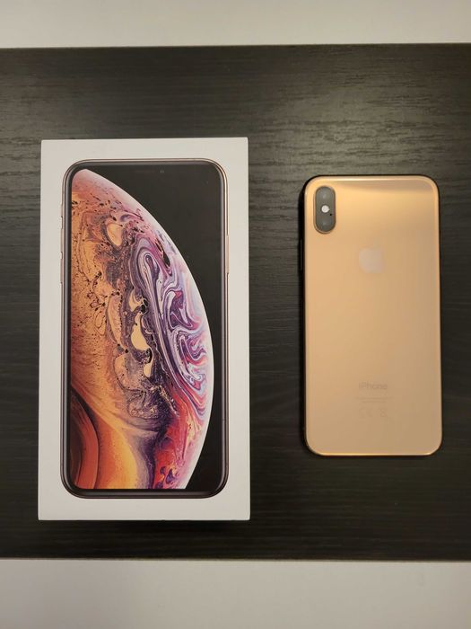 iPhone XS 64 GB Rose Gold/Златен перфектно състояние/пълен комплект