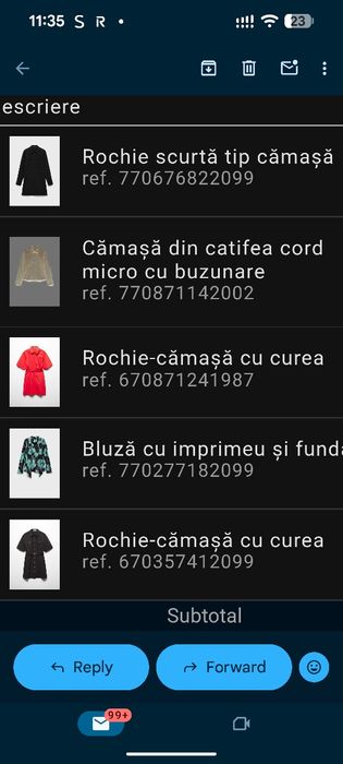 Haine noi Mango la jumătate