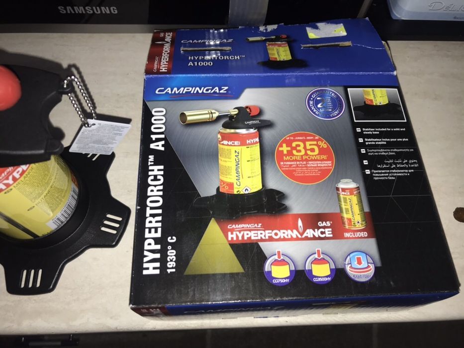 Lampa Instalator Profesională cu Gaz Campingaz A1000 Hyperformance