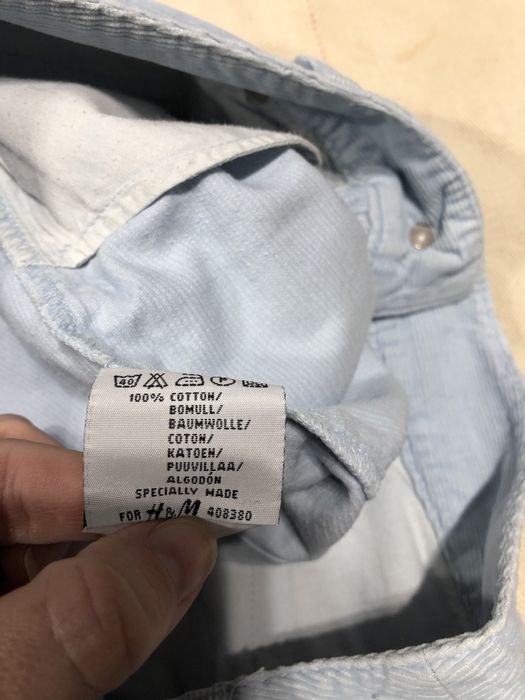 Fusta h&m marime 36 fusta raiat bleu 36 fusta scurta velura albastra