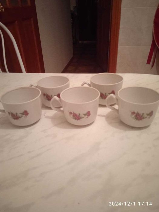 Чайные бокалы , новые , 5 штук , 1 штука 200 т