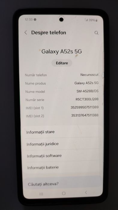 Telefon Samsung A52s 5G
