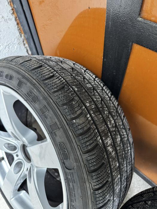 Лети джанти 17ки за БМВ 5x120 със зимни гуми 225/45/17 DOT 2222 BMW