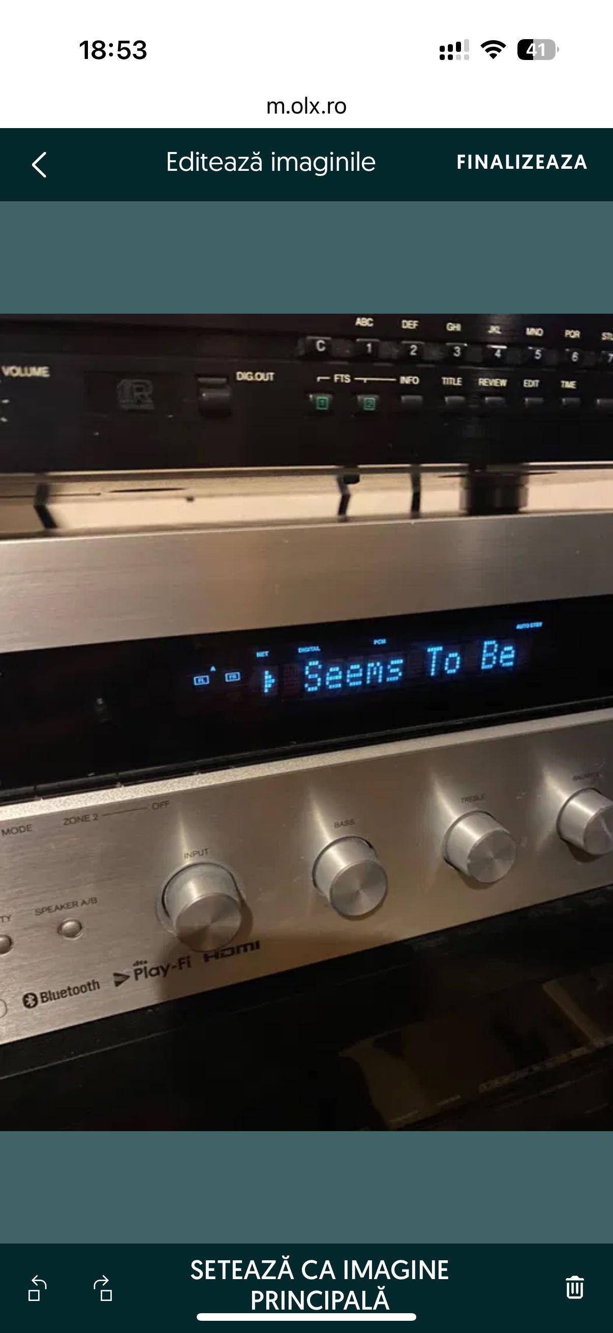 Onkyo TX-8270 Network Receiver Stereo Amplificator Statie