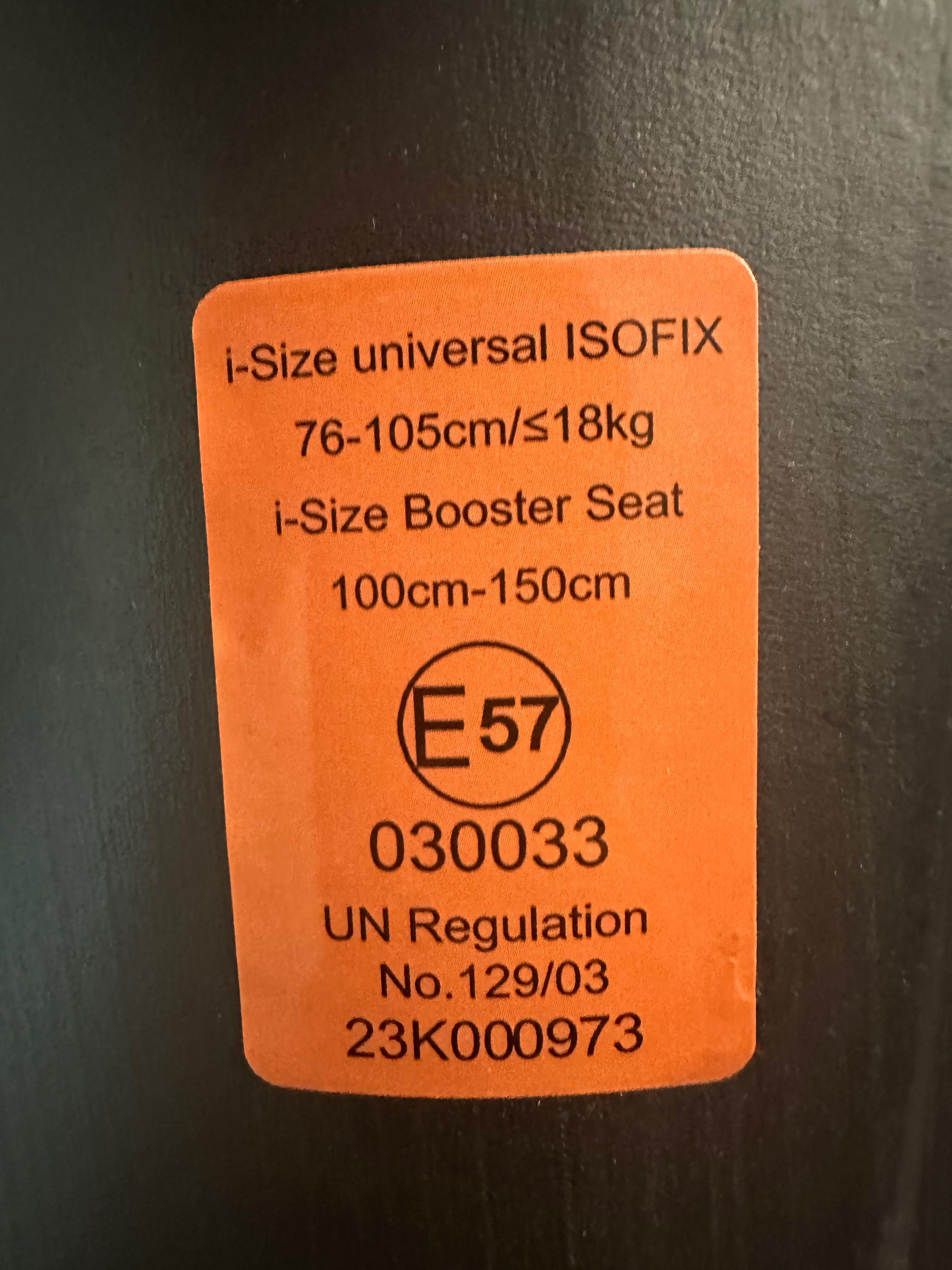 Столче за Кола Kikka Boo I-size I-cross Isofix 76-150см