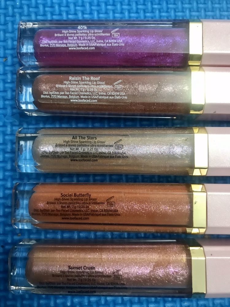 TOO FACED Rich & Dazzling High-Shine Sparkling Lip Gloss