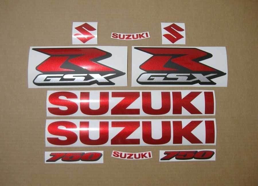 Стикери Сузуки 750 различни цветове GSXR Suzuki лепенки гсхр емблеми