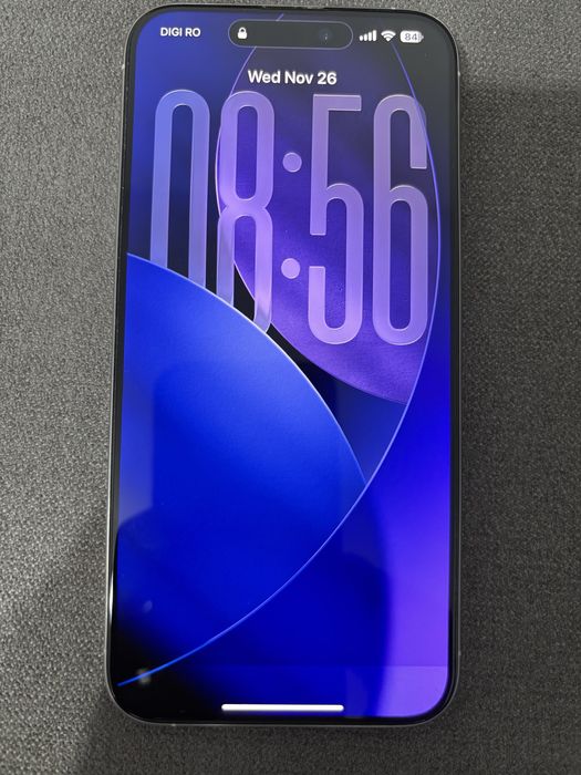 iPhone 15 Pro Max - 256 GB, White/Alb, stare impecabila