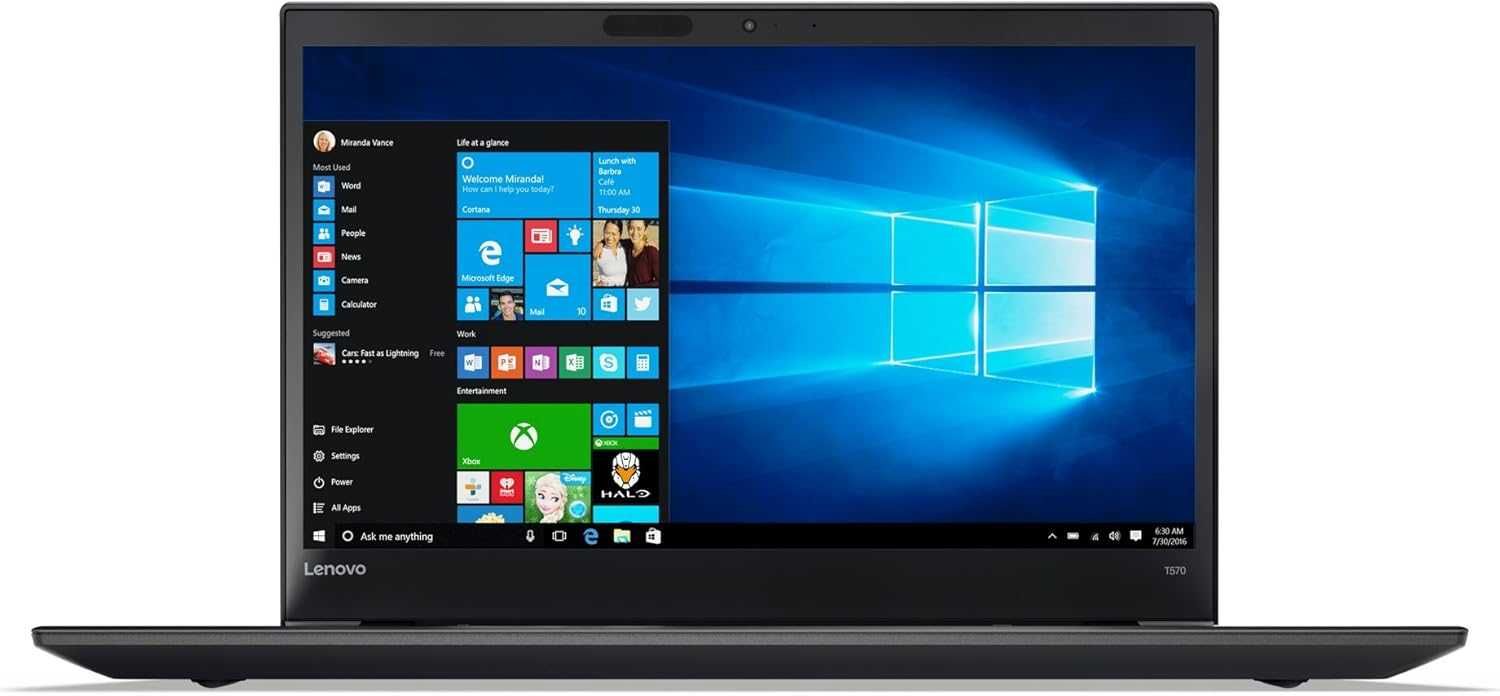 Лаптоп Lenovo ThinkPad T570 i7-6600U 16GB 512GB 940MX ГАРАНЦИЯ
