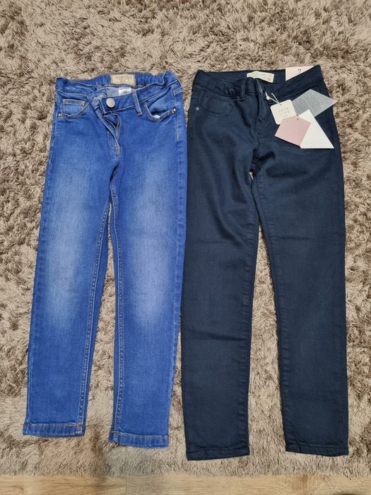 Set pantalon si blugi marime 122 Zara si Next