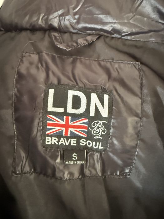 BRAVE SOUL, Зимно яке с много джобове, цвят Черен. Размер S