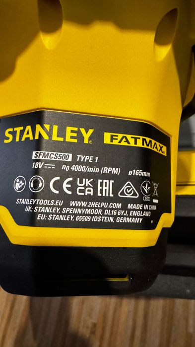 К-т уд.винтоверт и ръчен циркуляр Stanley FatMax V20 безчетков