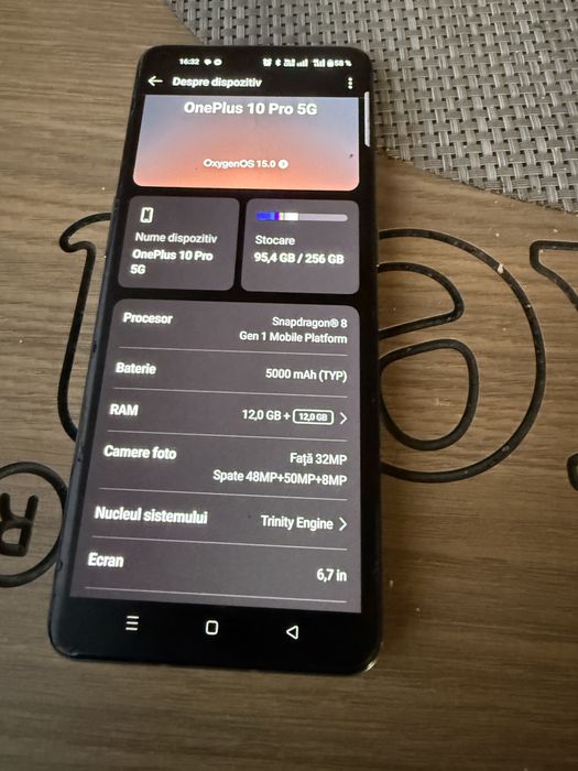 Vand Oneplus 10 Pro 256 Gb