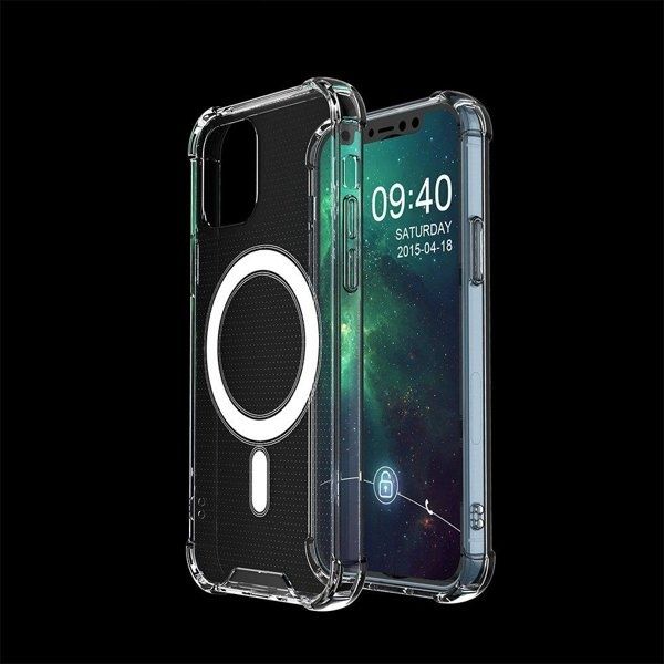 MagSafe Кейс за Apple iPhone 14 Pro / 13 Pro / Max / Mini Прозрачен