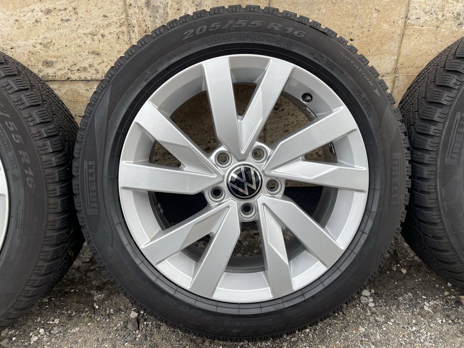 Jante Roți 16 VW Caddy Jetta Golf 5 6 7 8 Anvelope iarna 205 55 R16