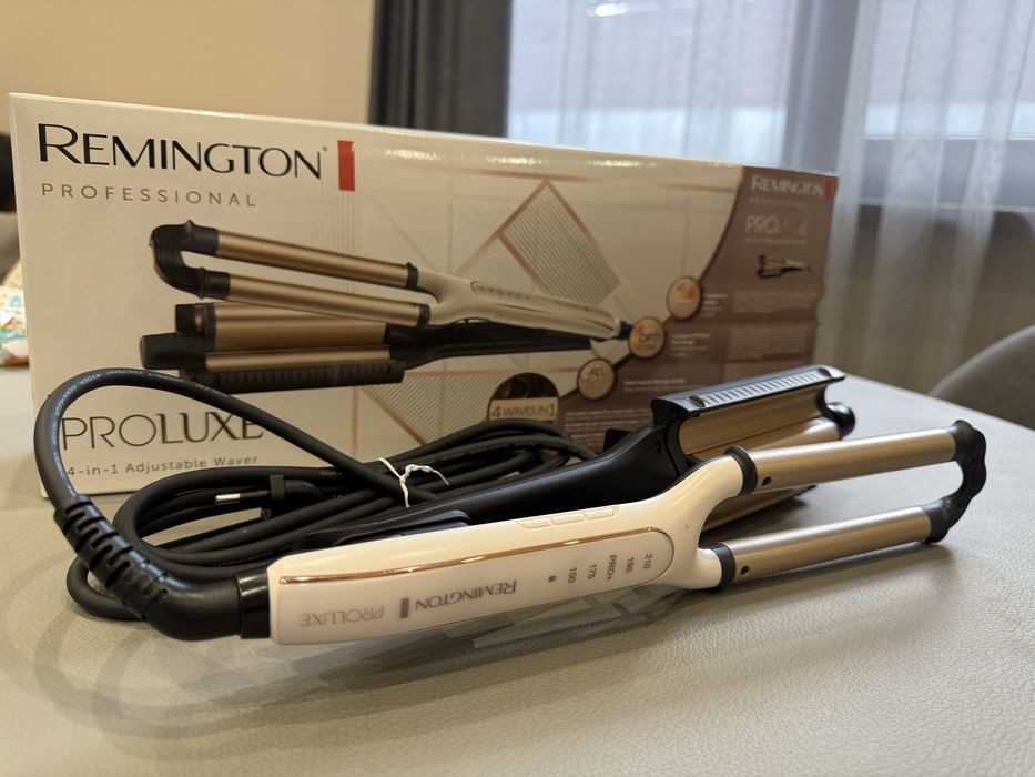 Ретро преса Remington PROluxe 4-in-1 Adjustable Waver