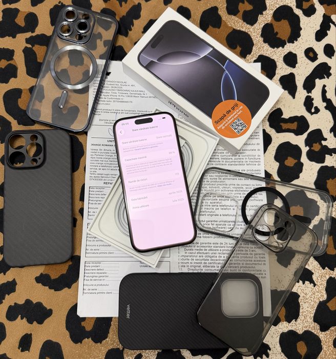 iPhone 16 Pro 5G, 128GB, Black Titanium