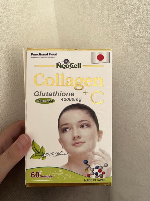 Neocell Collagen+C 42000мг 60 капсул, коллаген японский