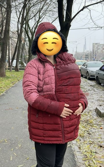 Geaca iarna femei insarcinate extensie bebe masura 40 Bonprix