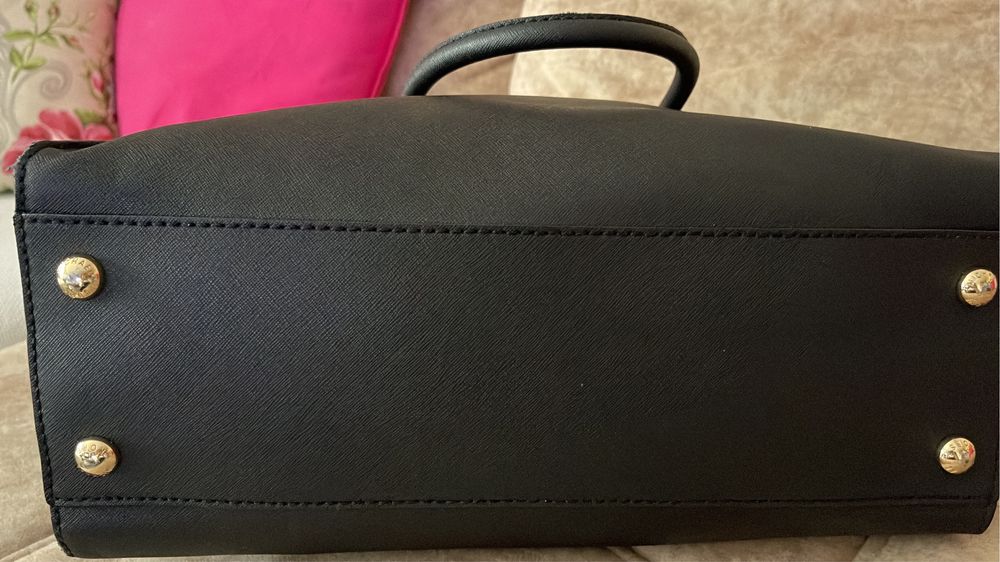Кожена чанта Hamilton Michael Kors