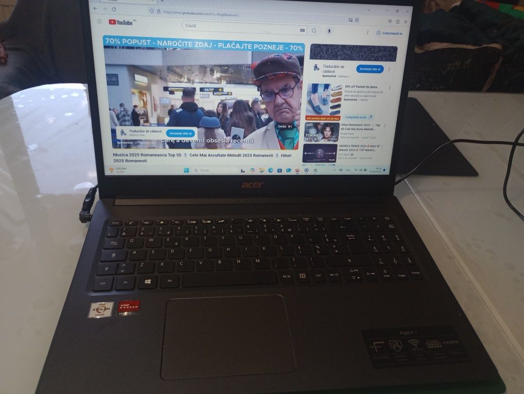 Pt cursuri,gaming, Acer 3, video dedicat, 8 GB, SSD M2 240 GB, 15 inch
