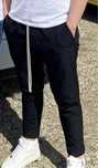 Pantaloni lungi cu siret tip rick si tur cu banda elastica sau fara