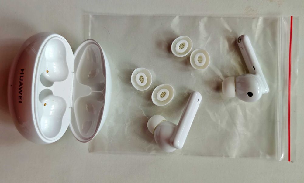 Casti wireless Huawei FreeBuds 4i, White, Active Noice Canceling