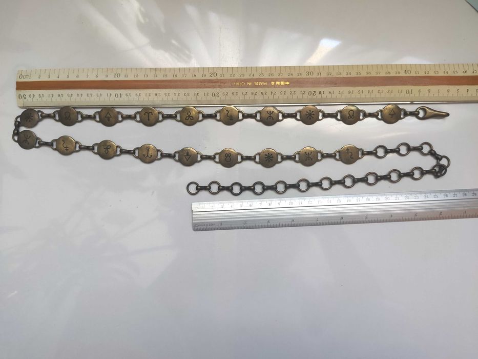 Curea bronz accesoriu vestimentatie haine