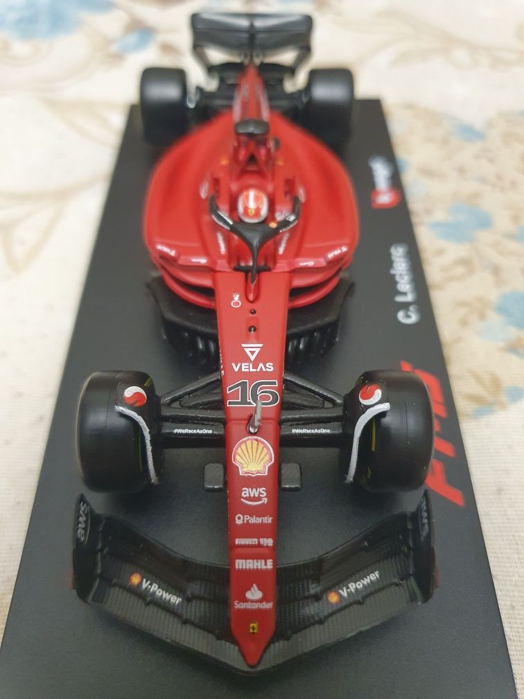 Macheta Formula 1 Ferrari F1-75 Charles Leclerc. TRANSPORT GRATUIT!!!