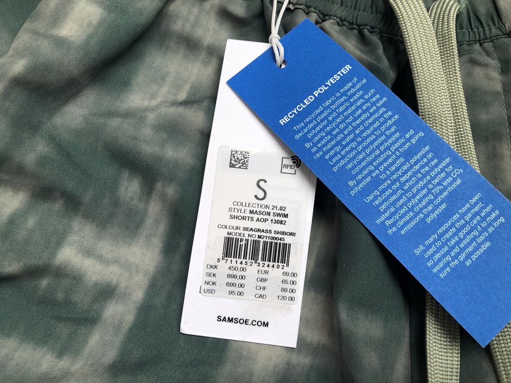 Samsoe & Samsoe Swim Shorts ОРИГИНАЛНИ мъжки плажни/плувни шорти - S