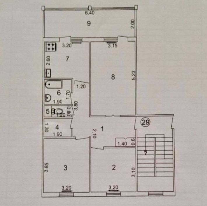 2-Комн. 62м². Улучшенка. Разделка. Продажа. Уй-Жой. Феруза.