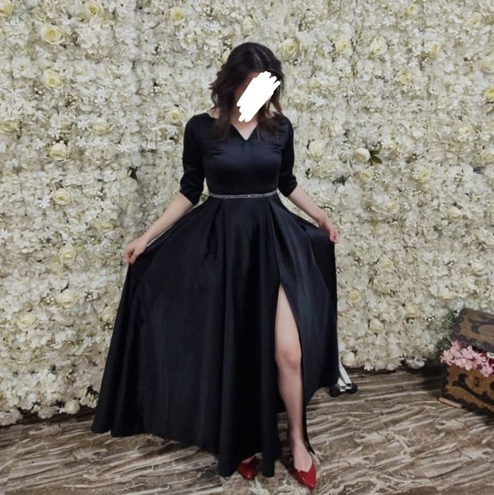 Rochie neagra atelier Deja vu