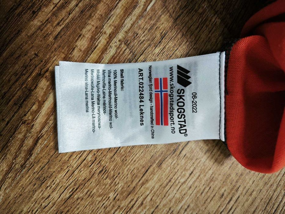 Skogstad 100% Мериносова вълна мъжка фланелка размер XL  НОВО