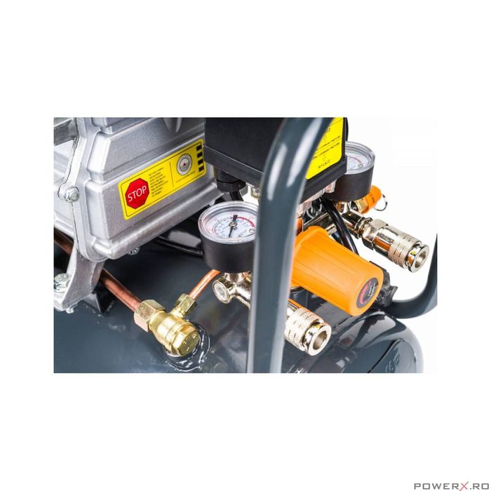 Compresor 24L Powermat pe Ulei 1.85kw 8Bari