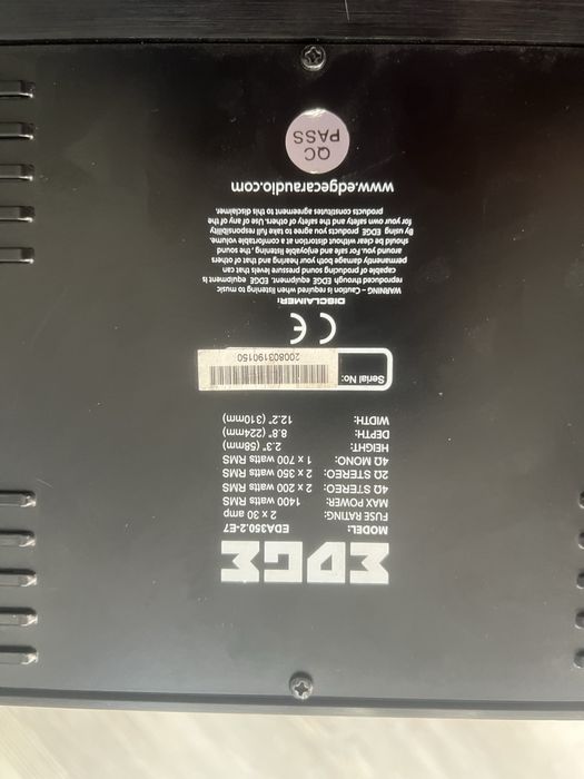 Amplificator EDGE EDA350.2 1400w