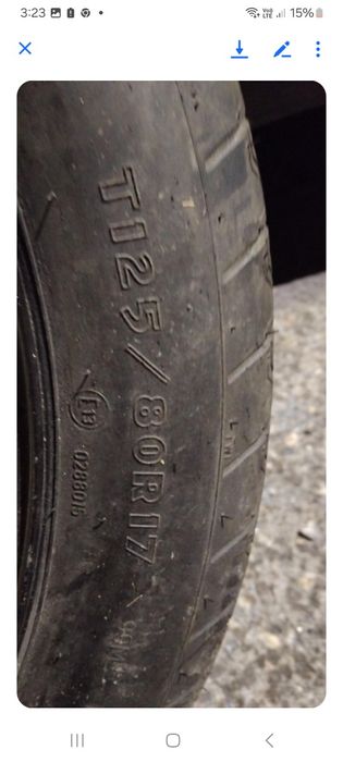 Резервна гума 17цола за ауди 5-112-17