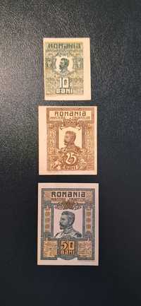 Lot bancnote 1917 UNC 10 bani & 25 bani & 50 bani