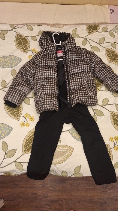 Детская Куртка ( костюм) зимняя для девочки 8-9 лет 128размер