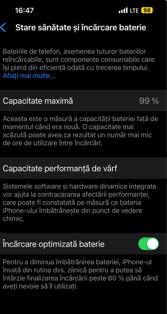 99%  Iphone 13 Pro Max Sierra Blue 128Gb nefolosit !