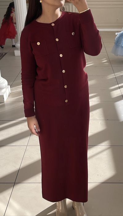 Тройка бордового цвета размер С-М