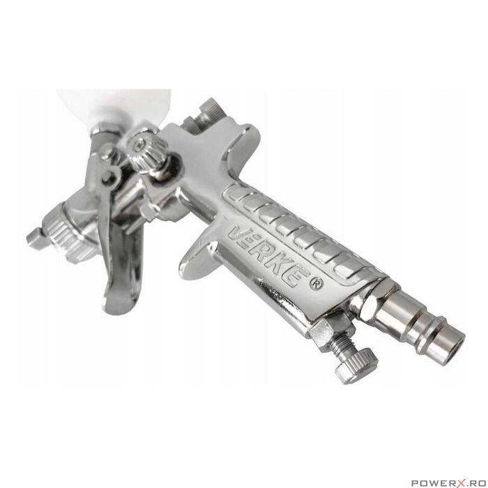 Pistol de vopsit pentru retusuri, duza 0.8mm, 125ml, prindere 1/4'',