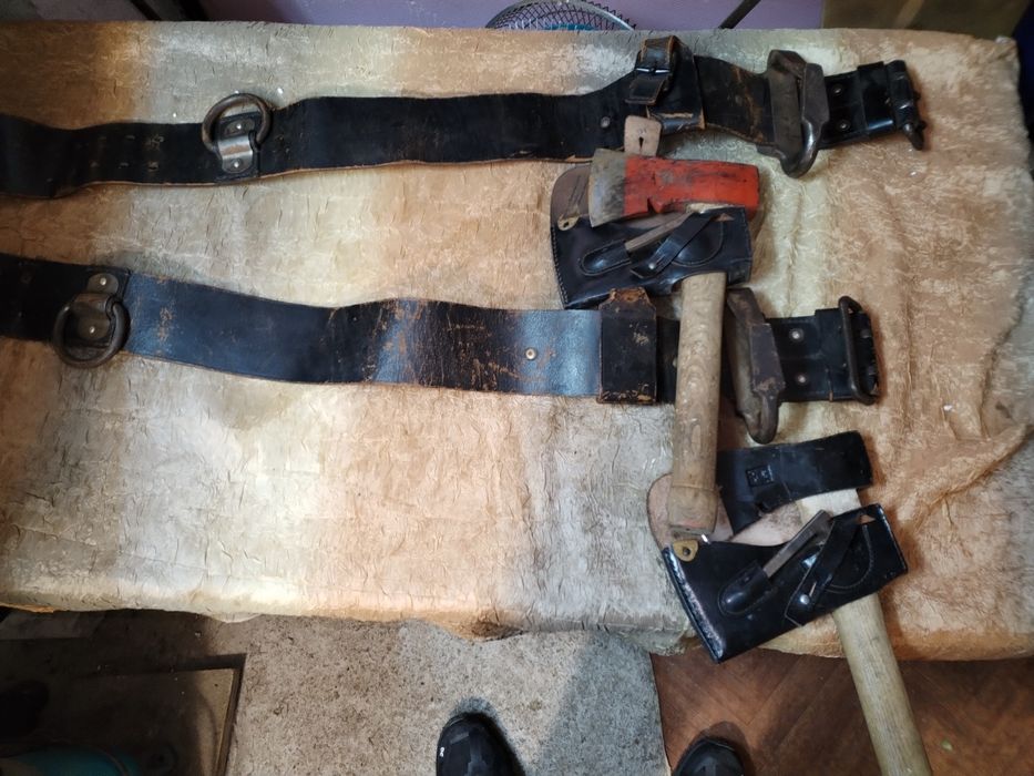 Немски пожарникарски брадви + колани