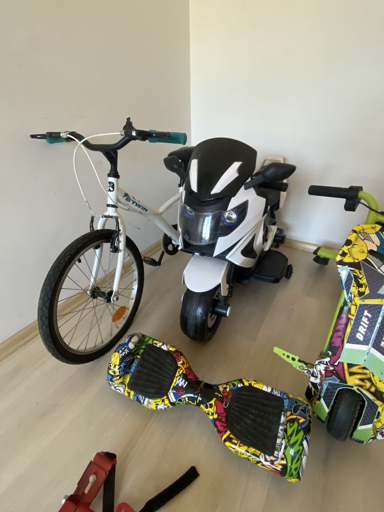 Bicicleta, Motocicleta, Tricicleta, Hoverboard