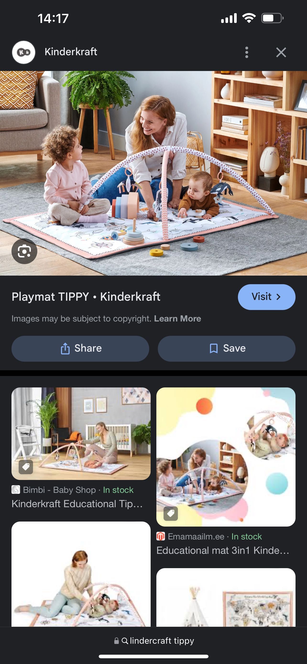 Образователна Гимнастика KinderKraft TIPPY, 3 В 1 0м до 5 години