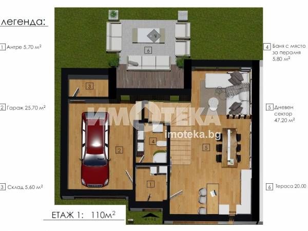 Продава се Къща в с. Пожарево, Област София-област - 200 кв.м за 1320 €/кв.м - Снимка #2