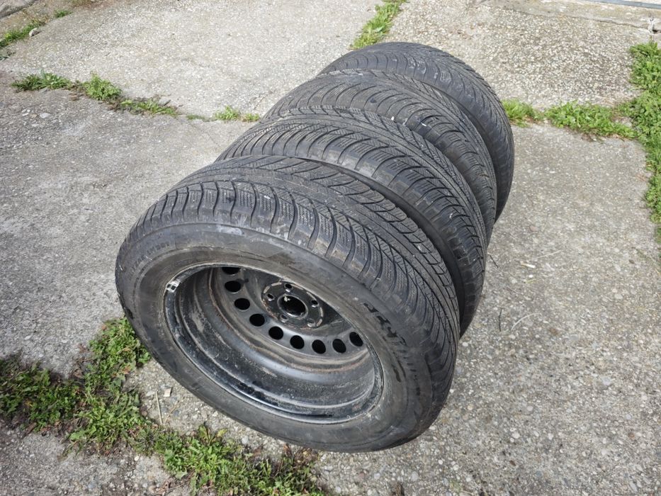 Jante otel originale Volkswagen 5x112, 6,5jx17, ET38 cu anv 215/65/17